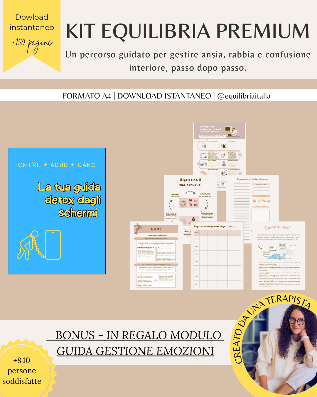 KIT EQUILIBRIA PREMIUM - Il percorso completo per ritrovare chiarezza, calma e controllo