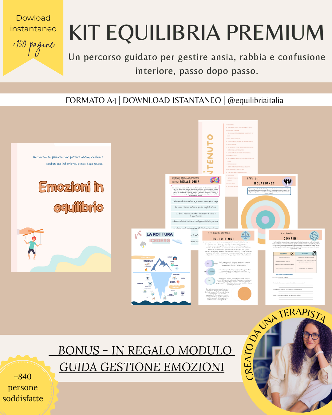 KIT EQUILIBRIA PREMIUM - Il percorso completo per ritrovare chiarezza, calma e controllo