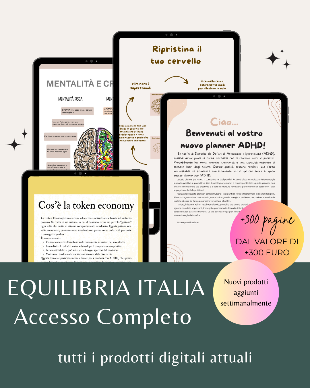 EQUILIBRIA ITALIA - Accesso Completo a tutti i prodotti dello STORE
