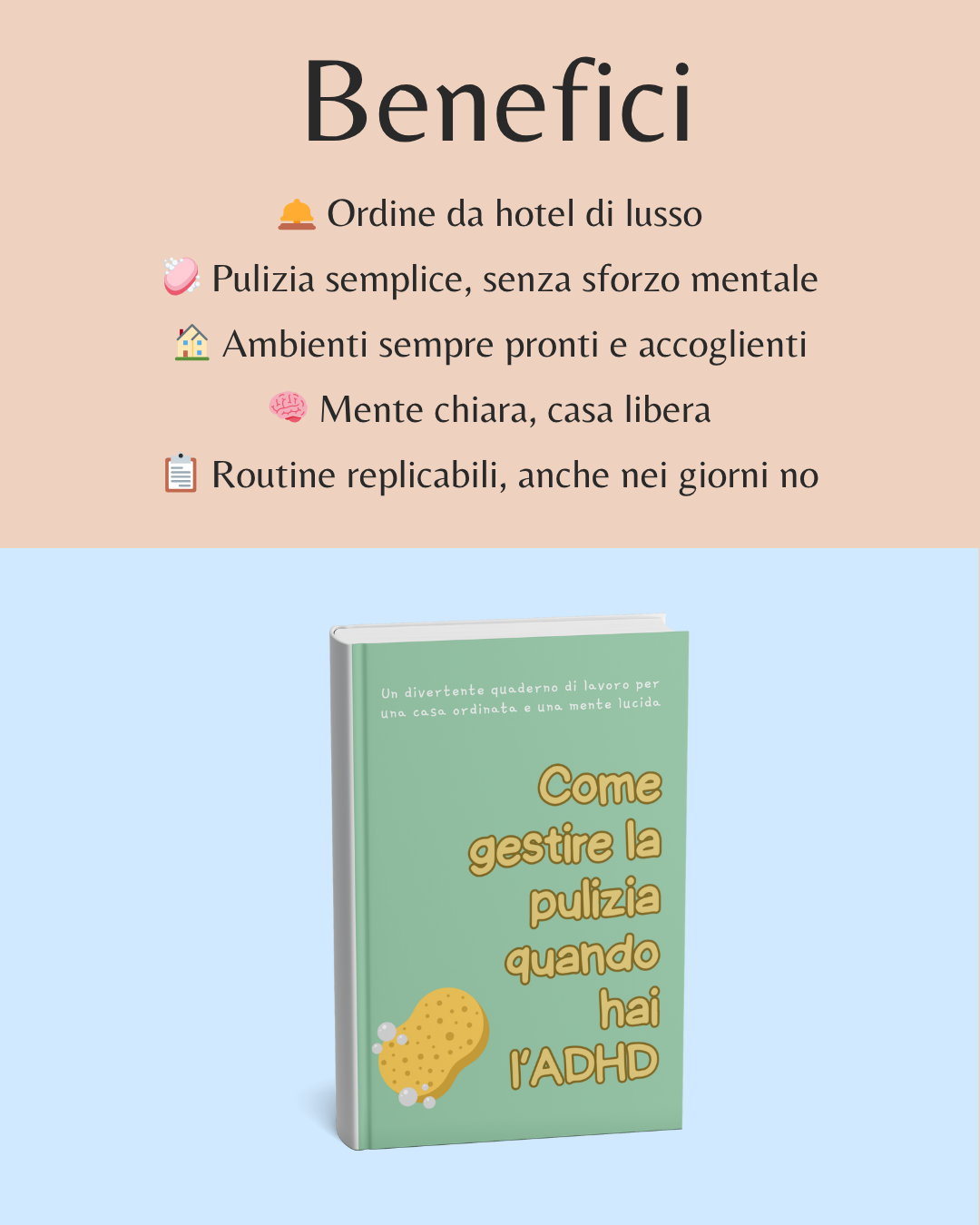 Kit Equilibria Focus - Planner per gestire le PULIZIE e l'ORDINE in casa