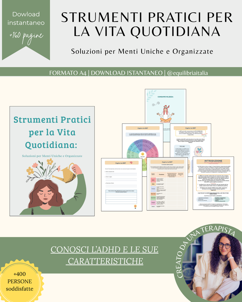 Kit Equilibria Focus -   Strumenti Pratici per la Vita Quotidiana: Soluzioni per Menti Uniche e Organizzate