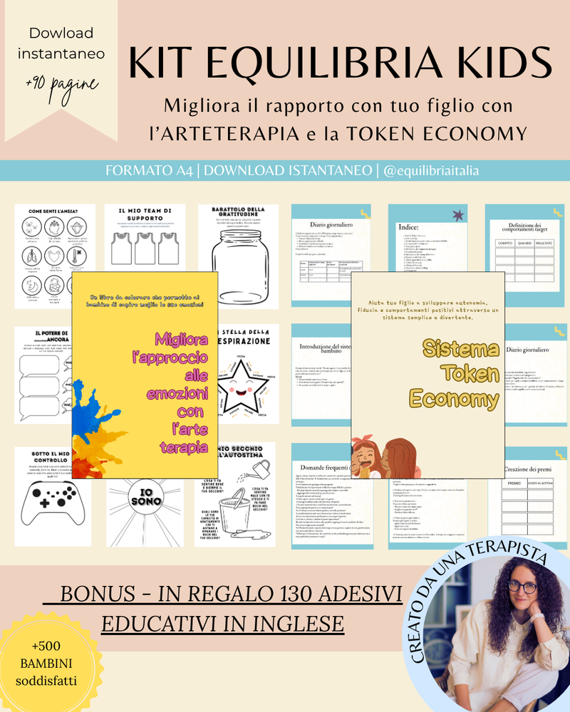 Mega Kit Equilibria Kids – Token Economy & Arte Terapia