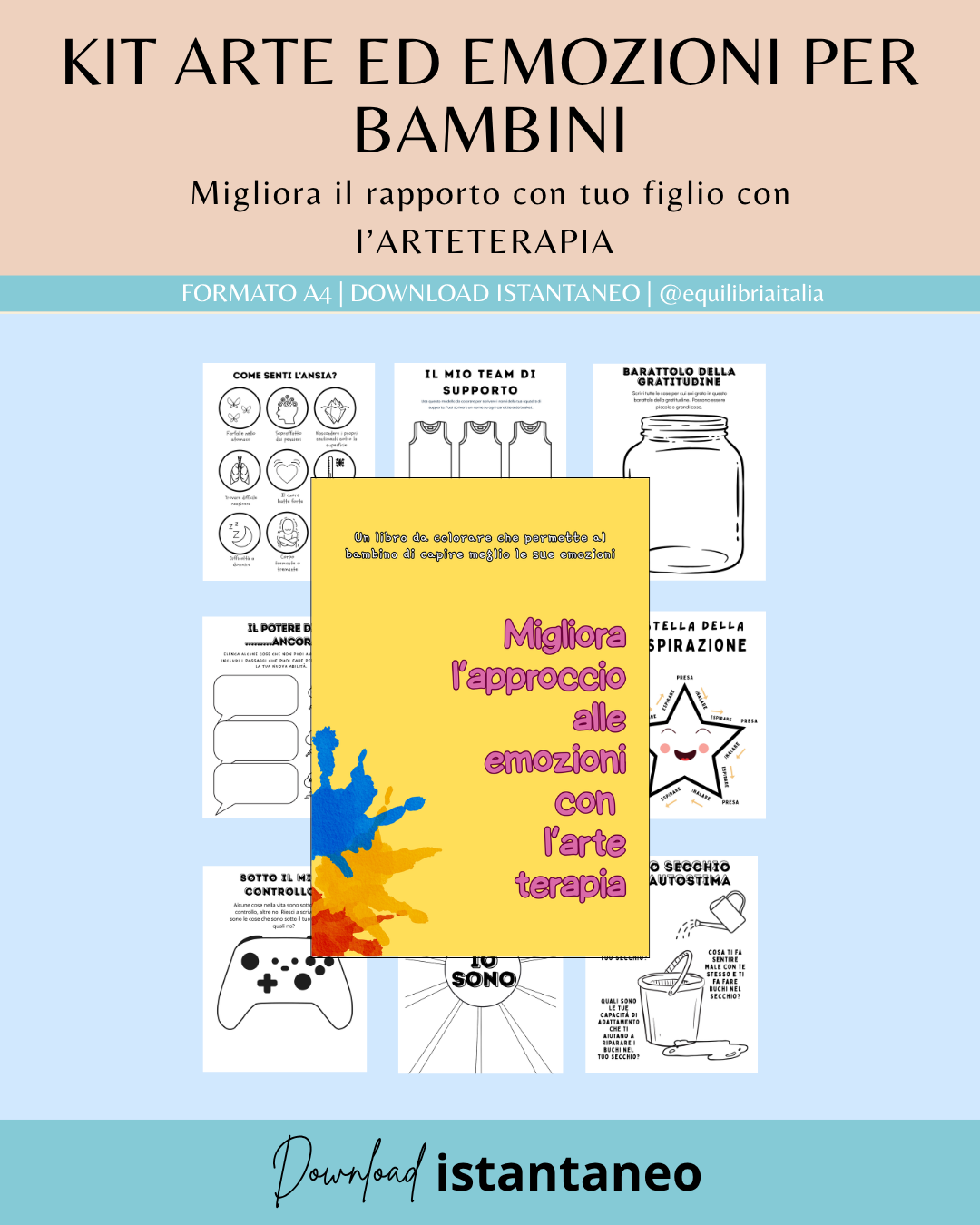 Mega Kit Equilibria Kids – Token Economy & Arte Terapia